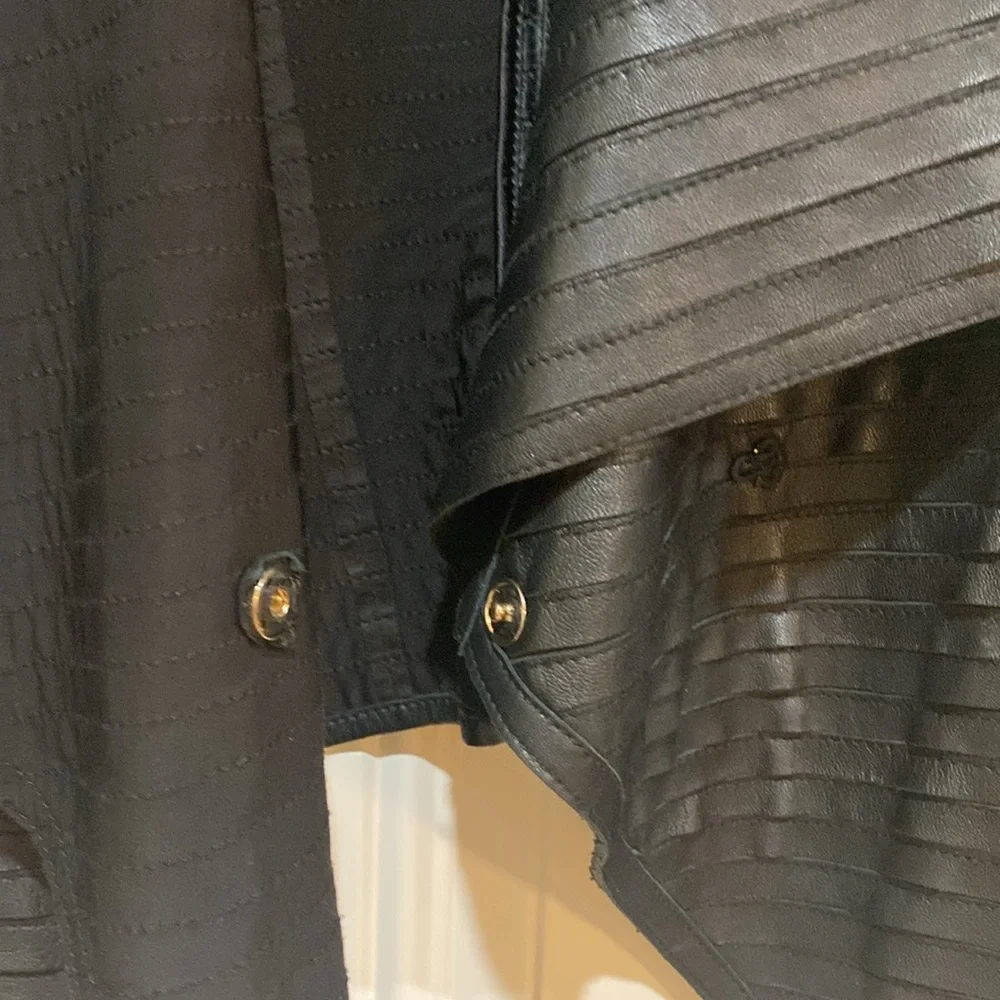 Marciano 100% leather Guess Shayna black leather jacket - Picture 11 of 12